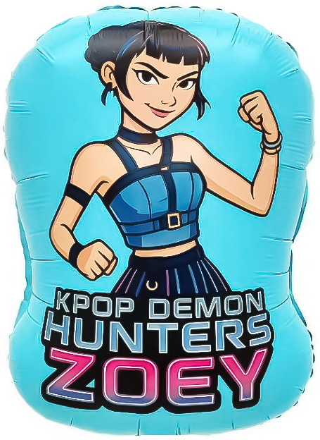 Шар (22''/56 см) Фигура, Девочки Аниме, Дизайн №3, 1 шт.