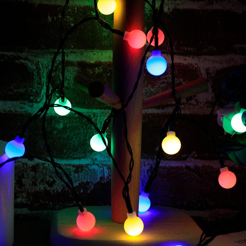 Светодиодная гирлянда Шарики, 20 Led, IP14, 3 м. Разноцветный, 1 шт.