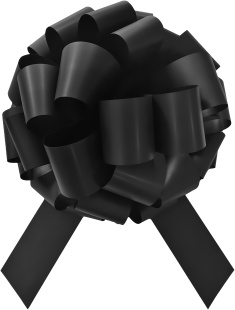 Бант Шар, Черный, Матовый металл, 36 см, 1 шт. в упак. 