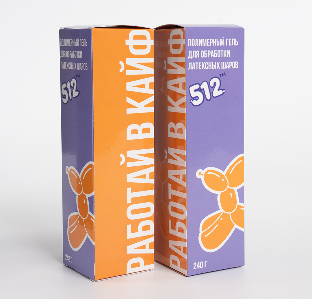 Полимерный гель, для обработки латексных шаров ТМ 512, с дозатором, 0,24 кг. 