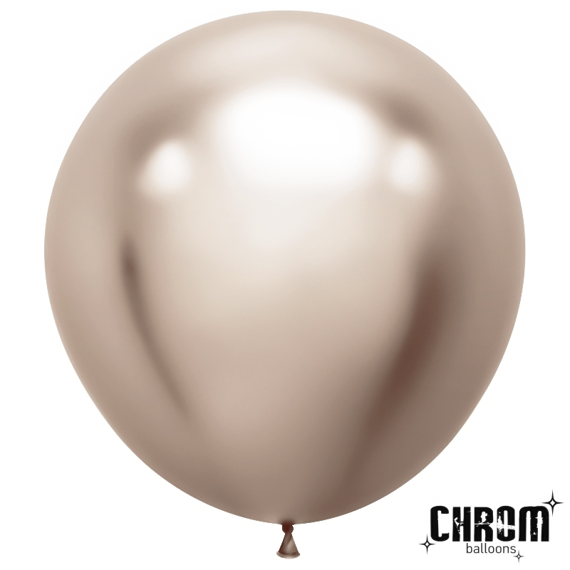Шар (36''/91 см), Шампань, хром, 1 шт.
