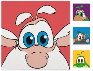 Сервировочные салфетки, Супер Буба, 33*33 см, 20 шт.