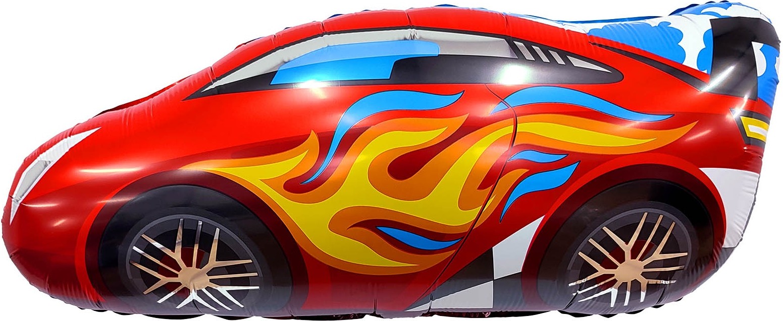 Шар (36''/91 см) Фигура, Машинка, 1 шт. в уп.