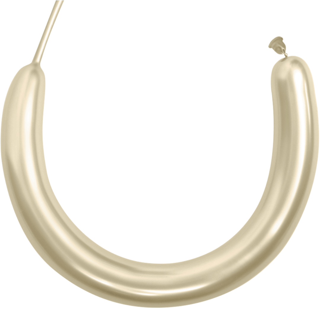 Шар (2''/5 см) ШДМ, Белое золото, хром, 50 шт.