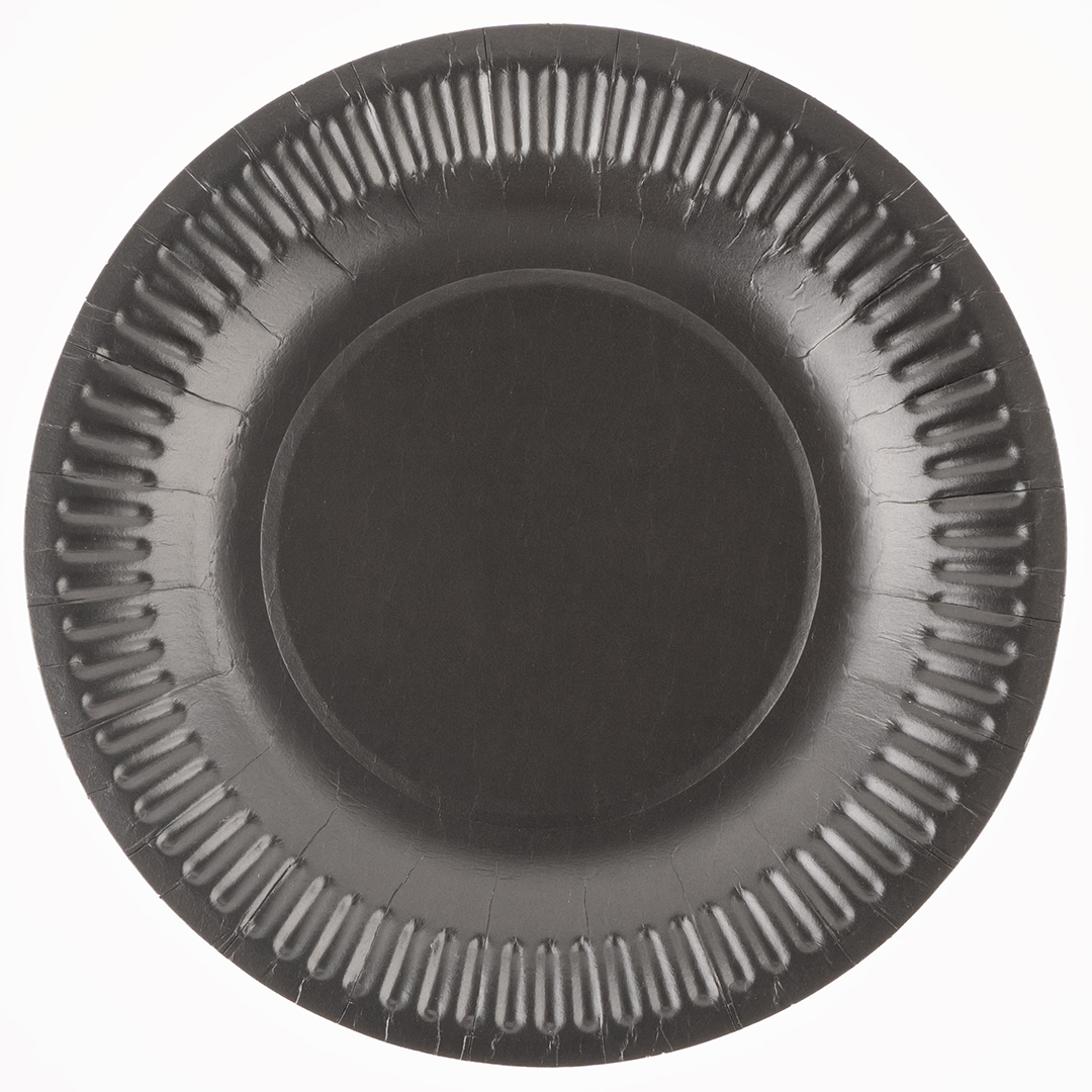 Тарелки (7''/18 см) Мастхэв, Черный, 6 шт.