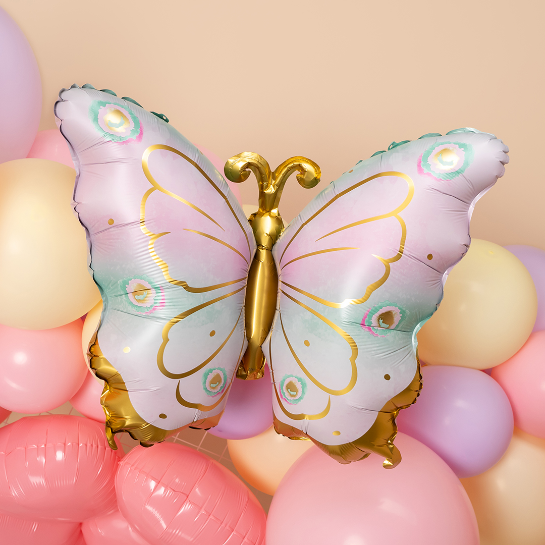 Шар (31''/79 см) Фигура, Нежная бабочка, Градиент, 1 шт. в уп.