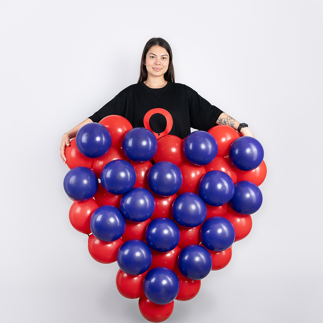 Шар (12''/30 см), Красный (015), пастель, 50 шт. Шар (12''/30 см), Красный (015), пастель, 50 шт.