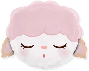 Шар (20''/51 см) Фигура, Милая овечка, 1 шт.