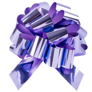 Бант Шар, Лаванда, Металлик, 36 см, 1 шт. в упак. 