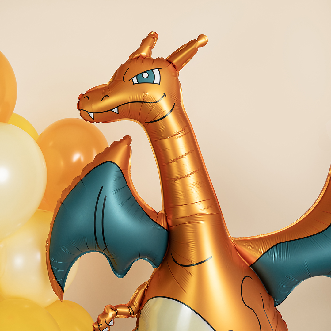 Шар (53''/135 см) Фигура, Дракон, Сатин, 1 шт.