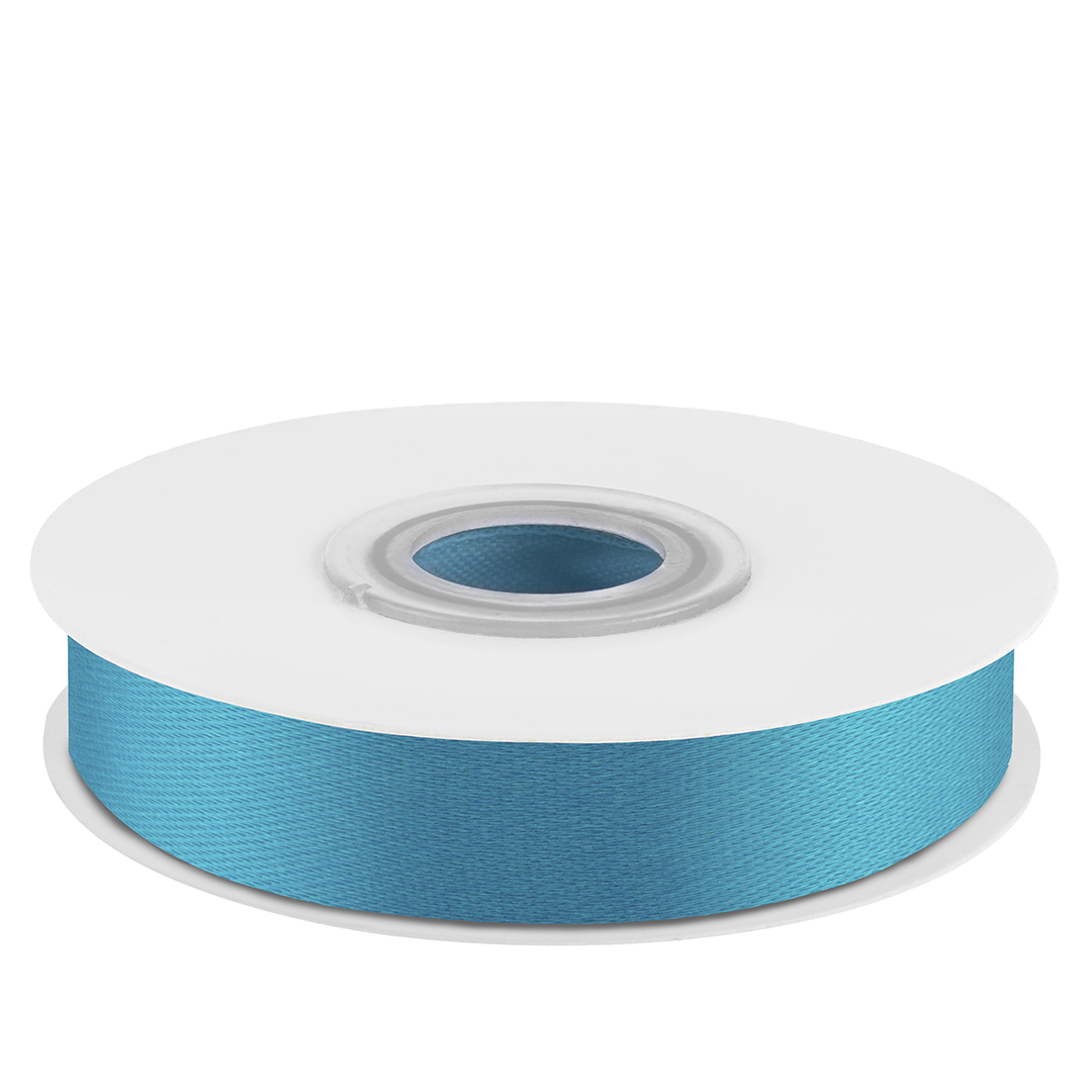 Лента атласная (1,2 см*22,85 м) Лазурный, 1 шт.