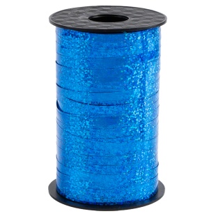 Лента полипропиленовая (0,5 см*250 м) Синий, Голография, 1 шт.