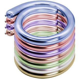 Шар (2''/5 см) ШДМ, Reflex, Зеркальный блеск, Ассорти, хром, 50 шт.