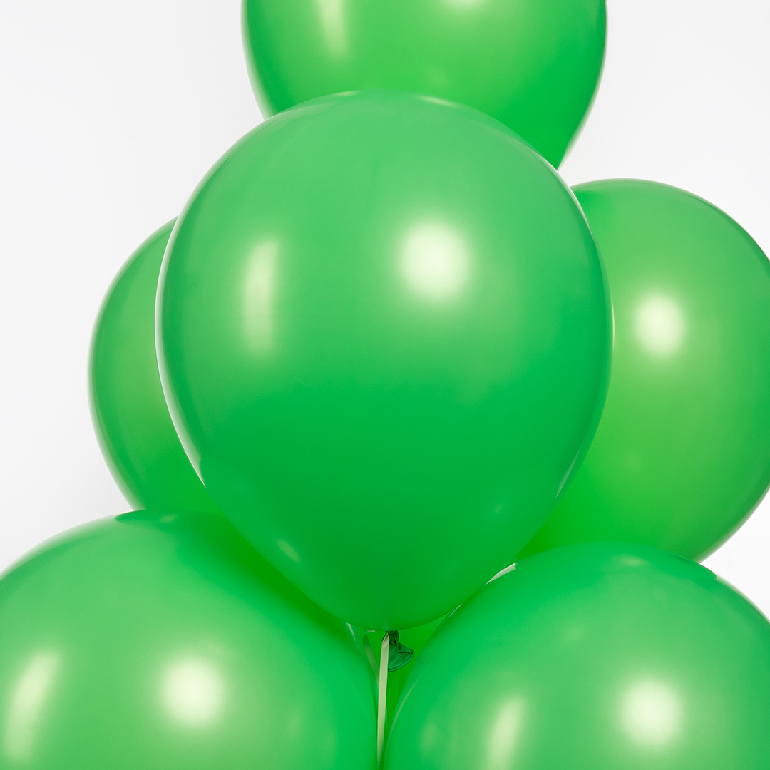 Шар (12''/30 см), Зеленый, лайт, пастель, 100 шт.