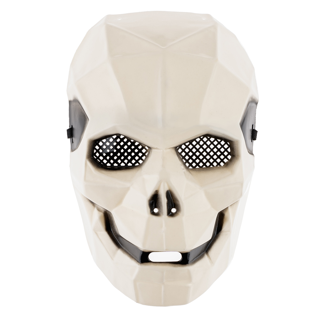 Карнавальная маска, Полигональный череп, 25*17*8 см, 1 шт. 