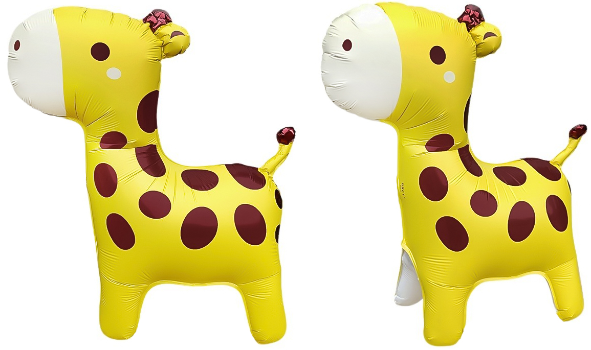 Шар 3D (24''/61 см) Фигура, Жираф, 1 шт.