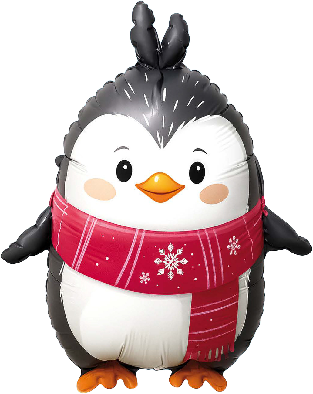 Шар (28''/71 см) Фигура, Новогодний пингвин, 1 шт. в уп.