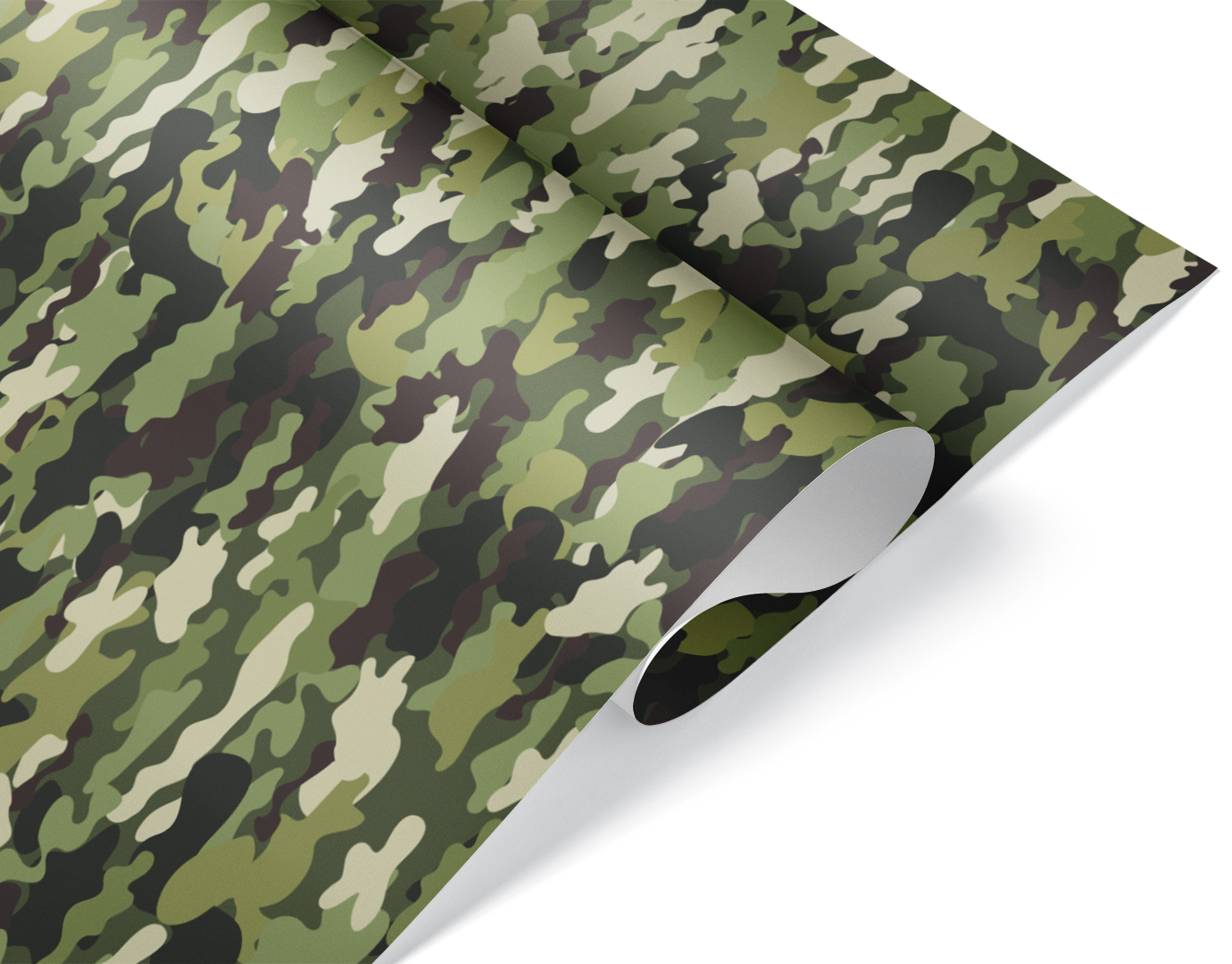 Упаковочная бумага 80гр (0,7*1 м) Камуфляж, 10 шт.