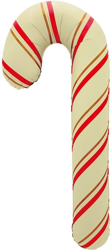 Шар (33''/84 см) Фигура, Леденец трость (надув воздухом), Сатин, 1 шт. в уп.