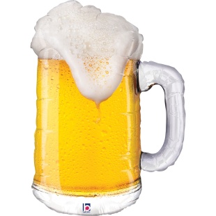 Шар (29''/74 см) Фигура, Пиво в кружке, 1 шт. в уп.