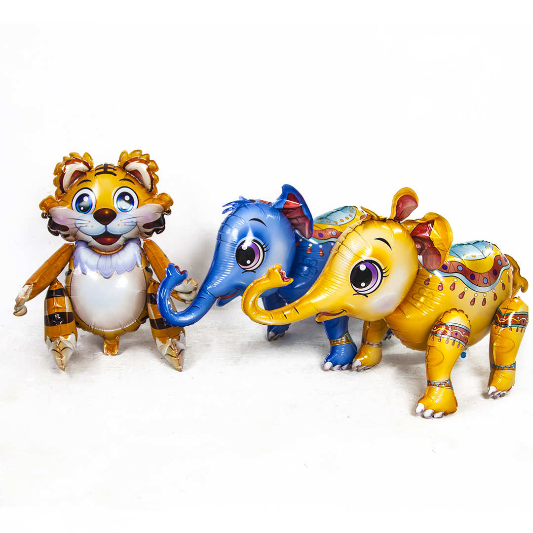 Шар 3D (39''/99 см) Фигура, Тигр, 1 шт. в уп.