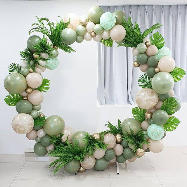 Шар (12''/30 см) Эвкалипт (027), пастель, 50 шт.