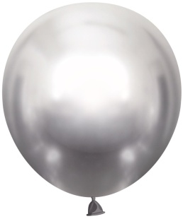 Шар (18''/46 см), Серебро, хром, 10 шт.
