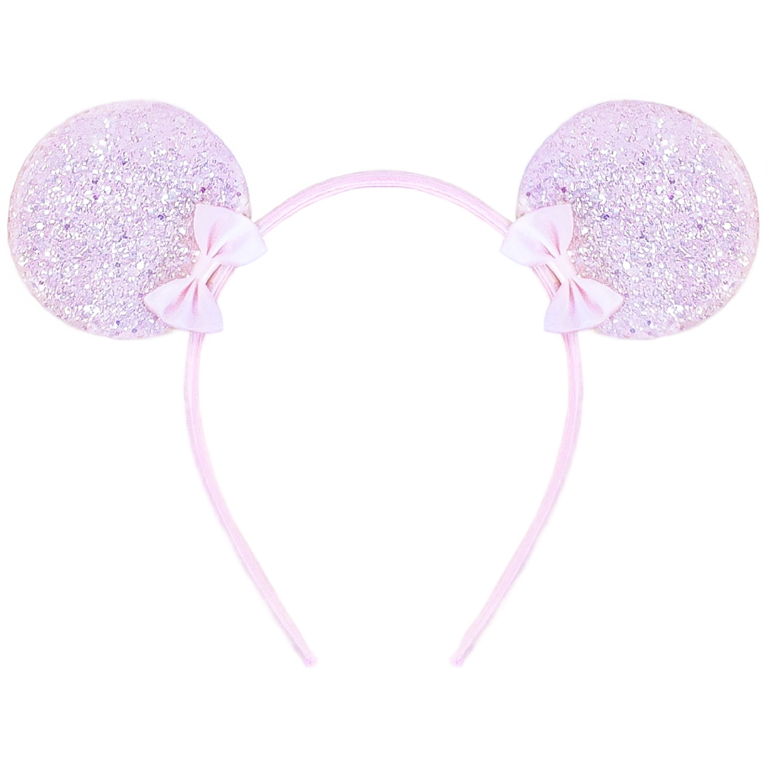 Ободок, Мышка с бантиками, Розовый, 1 шт. 