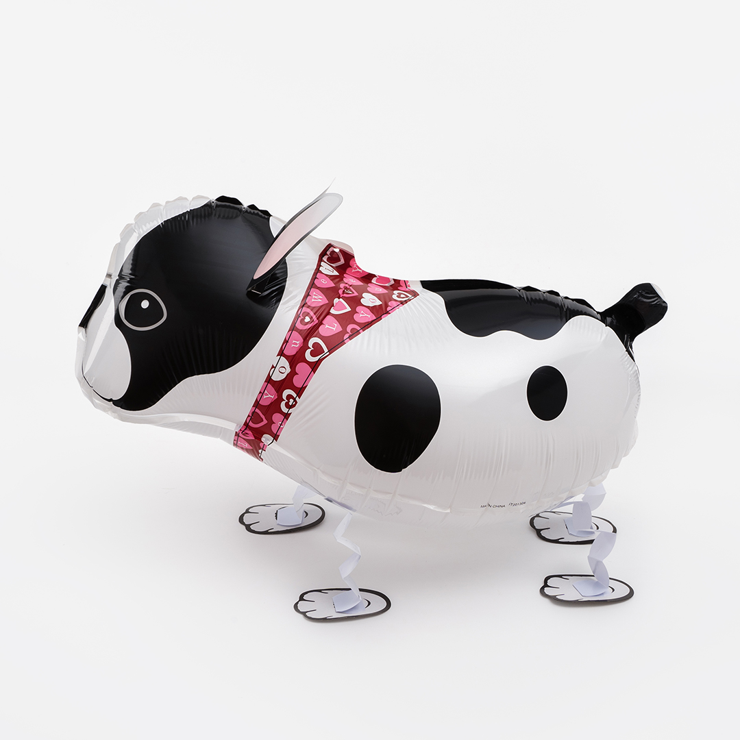 Шар 3D (24''/61 см) Ходячая Фигура, Бульдог, 1 шт.