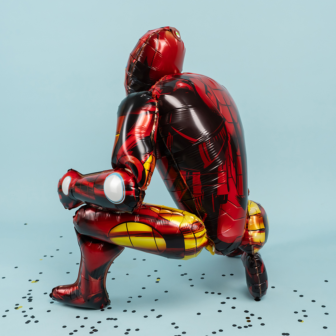 Шар 3D (27''/69 см) Фигура, Железный человек, 1 шт. в уп.