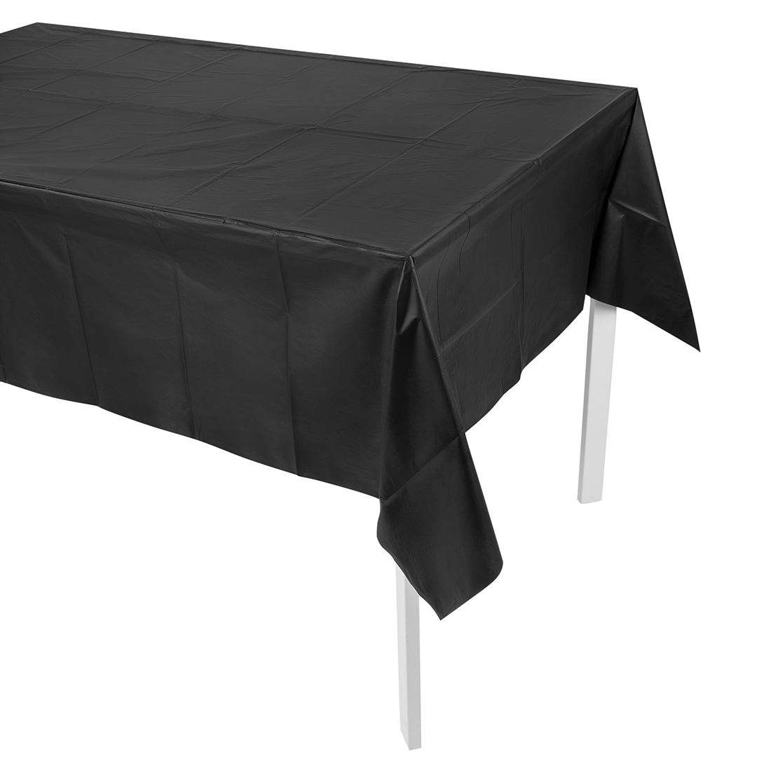 Скатерть одноразовая, Мастхэв, Черный, 137*274 см, 1 шт. Скатерть одноразовая, Мастхэв, Черный, 137*274 см, 1 шт.