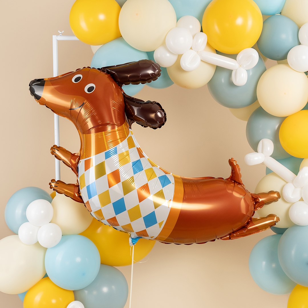 Шар (42''/107 см) Фигура, Таксик в свитере, 1 шт.