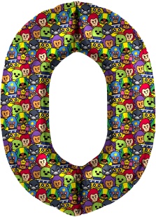 Шар (34''/86 см) Цифра, 0 Game Party, 1 шт. в уп.