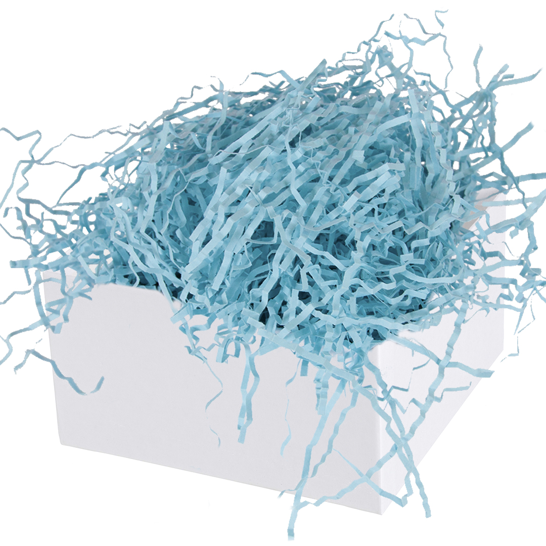 Наполнитель для коробок, бумага, Голубая незабудка, 50 г.