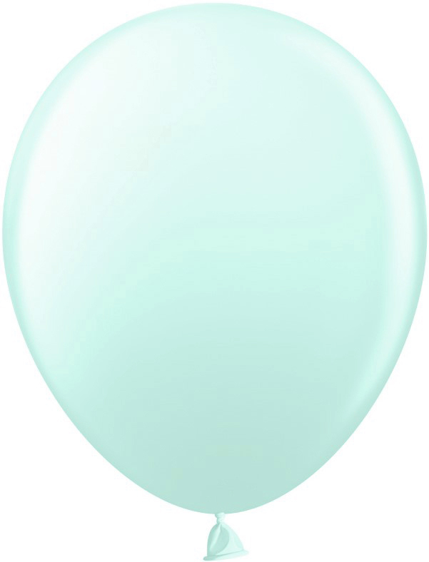 Шар (12''/30 см), Нежная мята, макарунс, 100 шт.