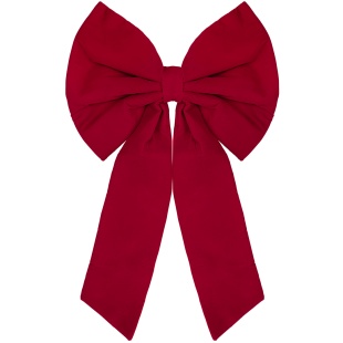 Декоративный бант Нарядный велюр, Винный, 60*100 см, 1 шт. в упак. 