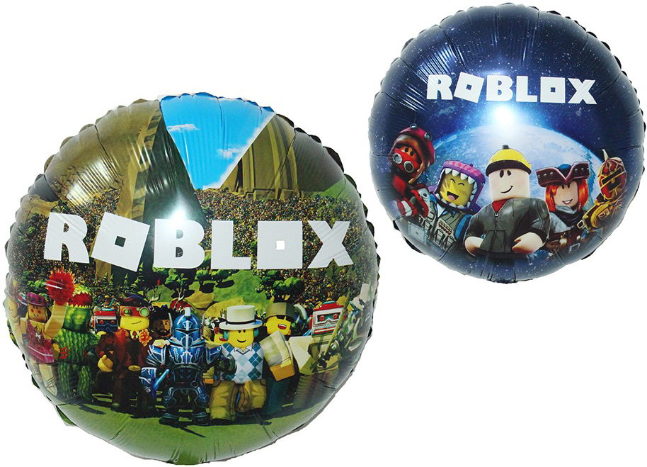 Шар (18''/46 см) Круг, Блоки, Любимая игра, Дизайн №2, 1 шт. в уп. (цв.этик.)