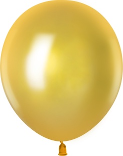 Шар (10''/25 см), Золото, металлик, 100 шт.