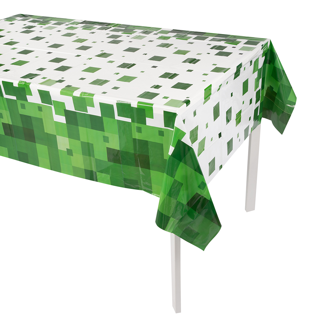Скатерть одноразовая, Пиксели, 120*180 см, 1 шт.