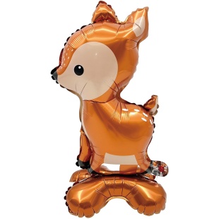 Шар 3D (23''/58 см) Фигура на подставке, Лесной Олень, 1 шт. в уп.