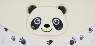 Конверт для денег 3D, Милая панда, Металлик, 1 шт.