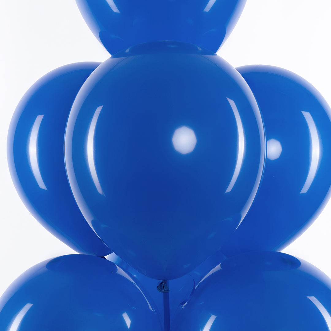 Шар (12''/30 см), Синий, пастель, 100 шт.