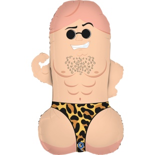 Шар (31''/79 см) Фигура, Мистер Пи-Пи Леопард, 1 шт. в уп.