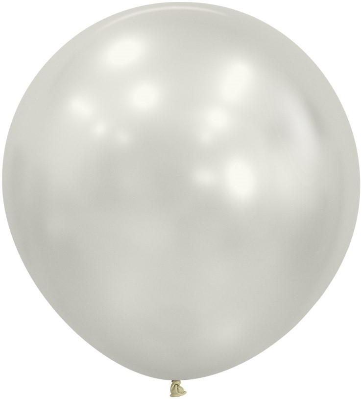 Шар (24''/61 см), Устрично-белый (806), шелк, 3 шт.