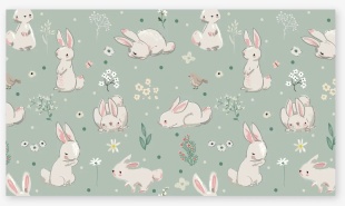 Конверты для денег, Зайчата, 5 шт.