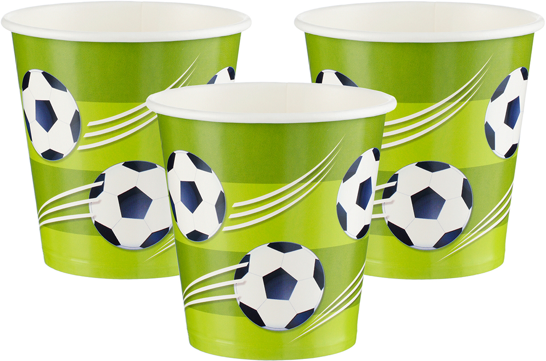 Стаканы (250 мл) Футбол, 6 шт.