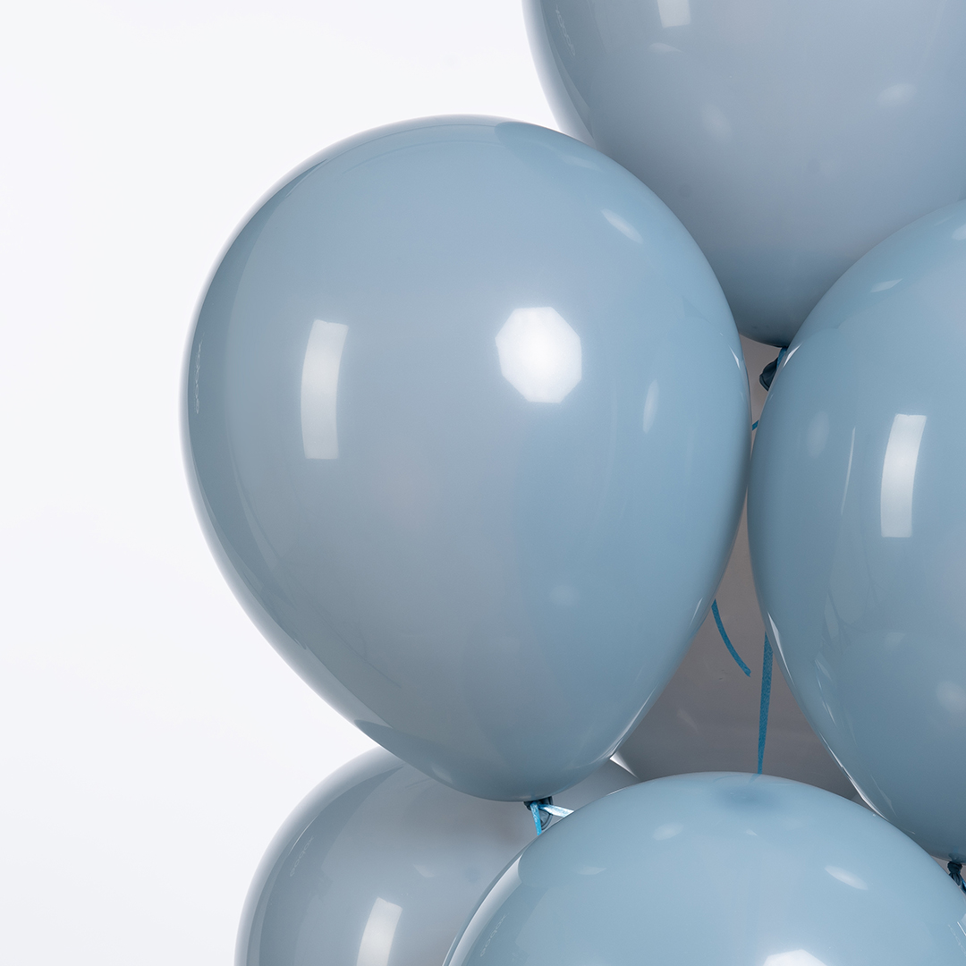 Шар (12''/30 см), Голубой туман, пастель ретро, 100 шт.