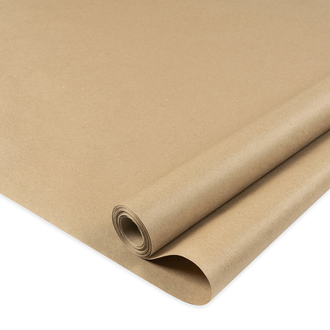 Упаковочная бумага, Крафт 60гр (0,7*10 м) Коричневый, 1 шт.
