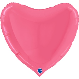 Шар (18''/46 см) Сердце, Бабл-гам, 1 шт.