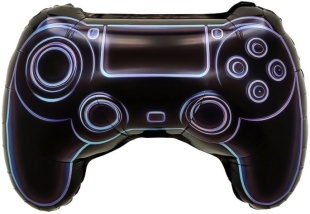 Шар (20''/51 см) Фигура, Геймпад, Черный, 1 шт. в уп.